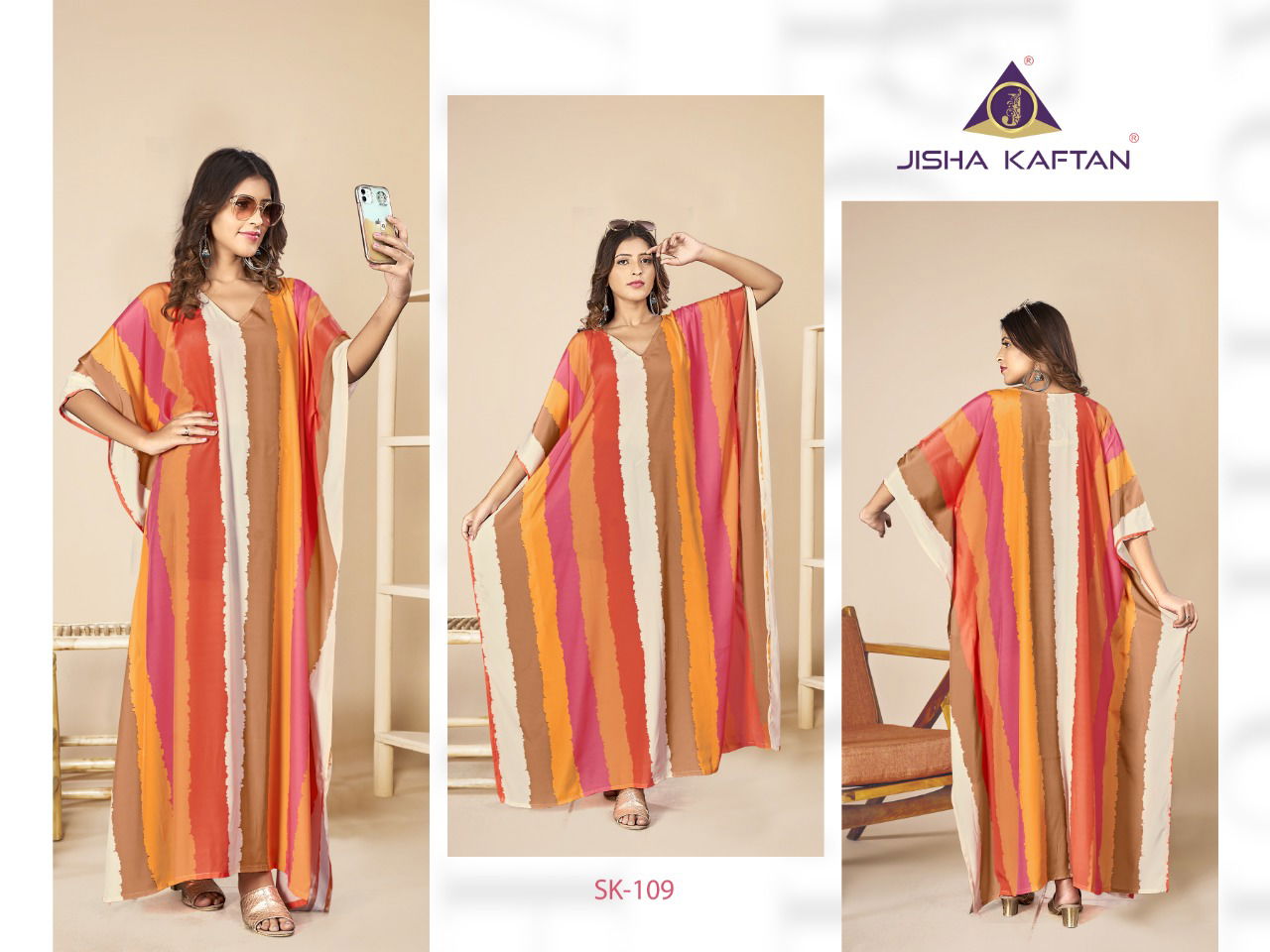 Jelite Silk Kaftan Vol 2 Islamic Digital Printed Wholesale Kaftan
